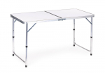 Matkalaud ModernHome, valge v., 120 cm x 60 cm x 60 - 70 cm
