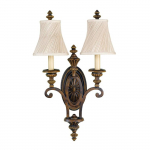 Valgusti seinale Elstead Lighting Drawing Room 2, E14, 2, pruun v.