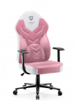 M&auml;nguri tool Diablo Chairs X-Gamer, 55 x 53 x 118 - 128 cm, valge v./roosa v.