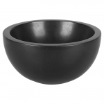 Vannitoa kraanikauss, keraamiline, 20 cm x 20 cm x 10 cm, must