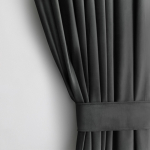 &Ouml;&ouml;kardin Restilo Velvet, grafiit v., 140 cm x 270 cm