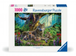 Pusle Ravensburger Wolves In The Forest, 50 cm x 70 cm, 1000 tk, mitmev&auml;rviline