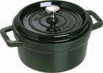 Emailitud malmpott Staub La Cocotte, 20 cm, 2.2 l, roheline v.