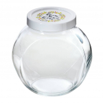 Kuivaine konteiner Pasabahce Bella, 2 l, l&auml;bipaistev v./valge v.