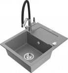 K&ouml;&ouml;givalamu koos kraaniga Mexen Enzo, vaik/graniit, 57.6 cm x 46.5 cm x 17.4 cm, hall