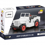 Konstruktor, auto Cobi Jeep Willys CJ-2A 24518, 111 tk, valge v.