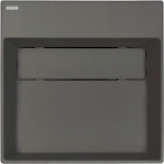 Vannitoa kraanikauss Deante Correo, graniit, 40 cm x 40 cm x 12 cm, antratsiit