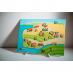 Magnetiline tahvel Mega Magnetic Countryside, 49 cm
