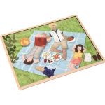 Puidust pusle Picnic He and He Family, 42 cm x 32 cm, 35 tk