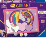 Maalimine numbrite j&auml;rgi Ravensburger CreArt Unicorn Academy, mitmev&auml;rviline