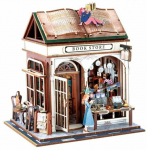 3D-pusle Street View Series Book Store ZA6014, 14.5 cm x 16 cm, 148 tk, mitmev&auml;rviline