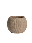 Lillepott Domoletti BTP05D, tsement, &Oslash; 24.5 cm, pruun v.