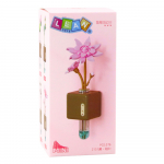 Konstruktor Lean Toys Mini Lotus Flower, 376 tk, mitmev&auml;rviline