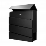 Postkast Orno Borneo MB-1/B, must v., 11 cm x 37.5 cm x 36 cm