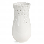 Dekoratiivne vaas Elisa 01, 28 cm, valge v.