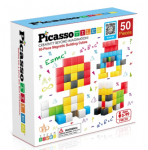 Magnetkonstruktor Picasso Tiles Cubes PMC50, 50 tk, mitmev&auml;rviline