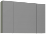 Seinakinnitusega vannitoakapp peegliga Kalune Design Bari, matt roheline v., 16 cm x 97 cm x 66 cm