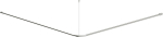 Kardinapuu Deante Curtain Rail, 150 cm, &Oslash; 32 mm, kroom v.