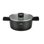 Kastrul Swiss Haus Speiez Castle SH-SCC28B, &Oslash;28 cm, 5.7 l, must v.