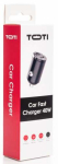 Auto laadija Toti, 2 x USB Type C, must v., 40 W