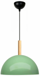 Valgusti rippuv Opviq 241896 780SGN4764, E27, 1 x 40 W, roheline v. / must v., 25 x 13 cm