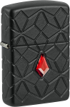 Tulemasin Zippo Armor Crystal, must v./punane v.