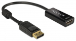 Adapter Delock DisplayPort 1.2 / HDMI Displayport 20 pin male, HDMI 19 pin female, 0.2 m, must v.