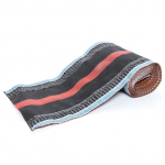 Harjatihend Standard, alumiinium/kumm/tekstiil, 31 cm x 500 cm, punane