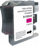 Tindiprinteri kassett Uprint B-125XLM-UP, punane