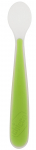Teelusikas Chicco, 6+ kuud, silikoon, roheline v.