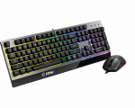 Juhtmega klaviatuuri ja hiire komplekt MSI Vigor GK30 Gaming Keyboard US + Clutch GM11 Gaming Optical Mouse, EN, must v.