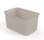 Hoiukorv Rotho 1023707422, 4.5 l, hele pruun v., 26.2 x 18 x 13 cm