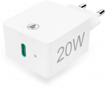 Telefoni laadija Hama 210535, USB Type-C, valge v., 20 W
