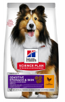 Kuiv koeratoit Hill's Science Plan Sensitive Stomach & Skin, kanaliha, 2.5 kg