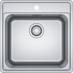 K&ouml;&ouml;givalamu Franke Bell BCX 610-51, roostevaba teras, 51 cm x 51 cm x 20 cm, roostevaba teras v.