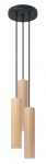 Valgusti rippuv Sollux Lino 3P, GU10, 3 x 40 W, must v.