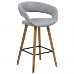 Baaritool Nina, tamm v./helehall v., 46 cm x 55 cm x 88.5 cm