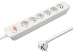 Pikendusjuhe Qoltec, Power Strip, 1.8 m, 6 pesa