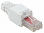 &Uuml;hendus Logilink UTP Cat.6 Mod MP0025 RJ-45, valge v.