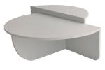 Kohvilaud Kalune Design Podium, valge v., 30 cm x 90 cm x 35 - 60 cm