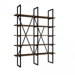 P&otilde;randariiul Kalune Design Burgaz, pruun v./must v., 160 cm x 126 cm x 26 cm