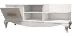 TV-laud Kalune Design Sultan, valge v., 130 cm x 45 cm x 50.6 cm