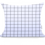 Dekoratiivpadjap&uuml;&uuml;r Restilo Ducato Modest, valge/must/violetne, 60 cm x 50 cm, 2 tk