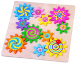 Puidust pusle VIGA Puzzles & Spinning Gears 59854Vg, mitmev&auml;rviline
