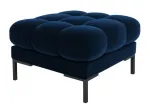Tumba Micadoni Home Mamaia Velvet, must v./sinine v./s&uuml;gavsinine v., 60 cm x 60 cm x 41 cm