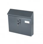 Postkast Haushalt PD968, must/hall, 31.7 cm x 9 cm x 35.4 cm