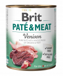 M&auml;rg koeratoit Brit Care Pat&eacute; & Meat DLZRITKMP0054, hirveliha, 0.8 kg
