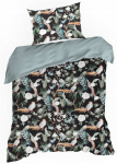 Voodipesukomplekt Nova Print Gift, must/mitmev&auml;rviline, 140 x 200 cm