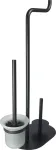 Tualettpaberi hoidja Deante Silia, must v., 15 cm x 60 cm x 31.2 cm