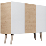 Kapp Kocot Kids Toronto, tamm v./valge v., 120 cm x 39.5 cm x 95.5 cm